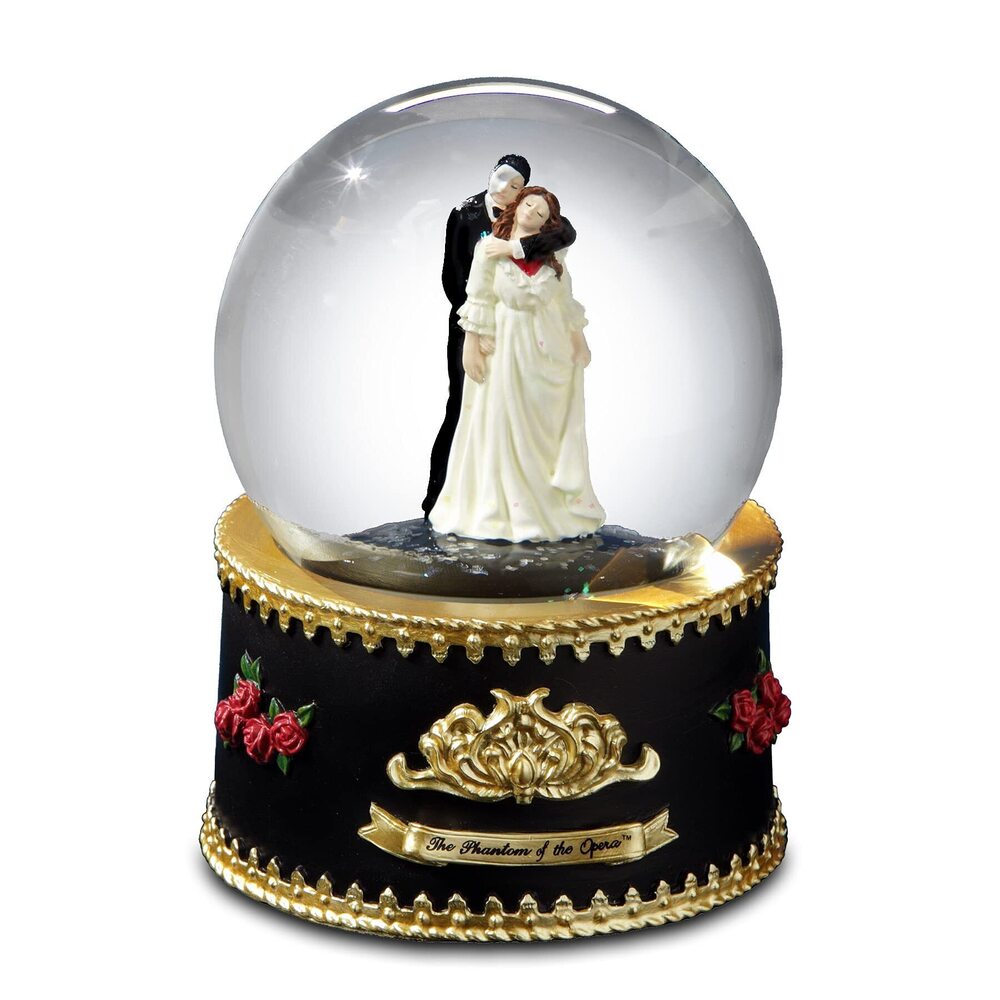 4375 The Phantom and Christine Rotating Water Globe